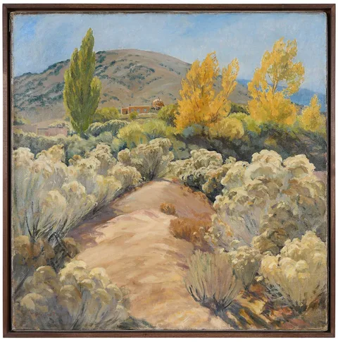 Sheldon Parsons, Charisma in November, Santa Fe, New Mexico, oil on canvas