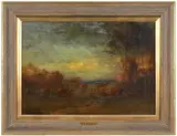 Alexander Helwig Wyant, Sunset Landscape