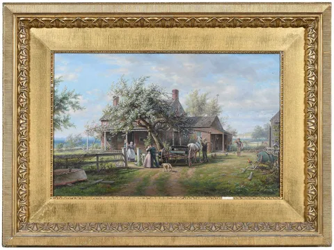 Edward Lamson Henry, The Homecoming, oil on canvas