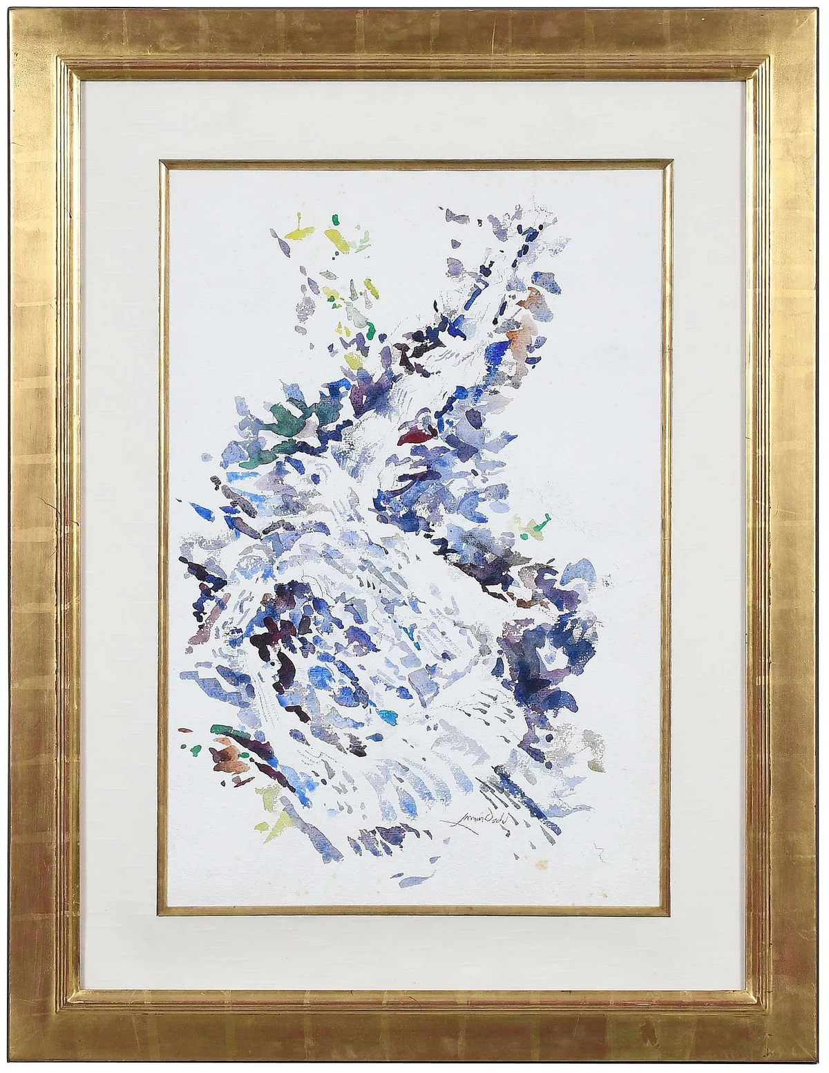 \n\nWaterfall Camden by Lamar Dodd, watercolor on paper, sold Mar 2024