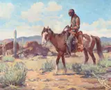 Gray Bartlett, Desert Solitude, oil on canvas