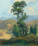 Gray Bartlett, Eucalyptus, oil on canvas laid on board