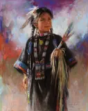 Harley Brown, Maggie Two Sun, 2007, pastel on paper