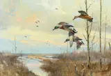 George Browne, Flooded Land, oil on canvas