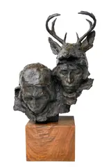 George Carlson, Day of Guadalupe, 1975, bronze
