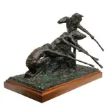 George Carlson, Navajo Mountain Chant, bronze