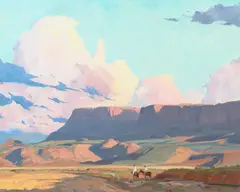 G. Russell Case, Kaibab Wash, 2010, oil on canvas