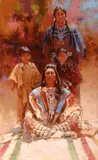 Roy Andersen, A Man with Many Daughters, oil on canvas