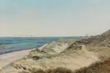 Carl Møller, Coastal scenery from Gl, Oil on canvas