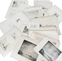 Johan Rohde, A very large collection of prints, etching