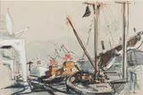 Harry Henriksson, Harbour, mixed media
