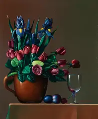 Jan Palmu, Still life, oil on canvas