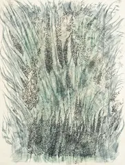Vappu Heiska, Plants, mixed media on paper