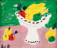 Eero von Boehm, Still life, oil on board
