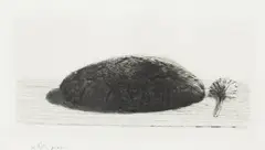 Pentti Kaskipuro, Leipä, etching on paper