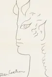 Jean Cocteau, Faun, pencil on paper