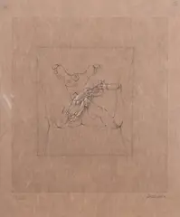 Hans Bellmer, Les Marionettes, lithograph on paper