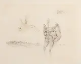 Hans Bellmer, Figures, etching on paper
