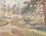 Tryggve Laurén, Brändö, oil on canvas