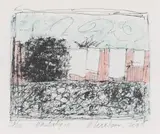 Reino Hietanen, Nostalgia, lithograph on paper