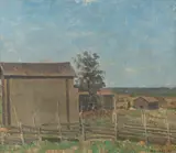 Väinö Kamppuri, Landscape, oil