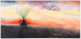 Sirpa Tukiainen, Kaipaus, watercolour on paper