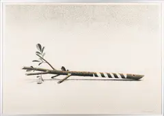 Kimmo Kaivanto, A wood pencil, serigraph on paper