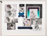 George Donald, Sign structure: sequence  3/3, mixed media on paper