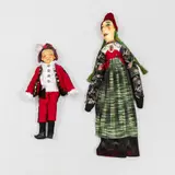 Dolls, 2 pcs by Ella-Maija Anttila-Laitasalo, height 48-74 cm, sold Sep 2026