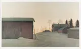 Risto Vilhunen, Landscape, lithograph