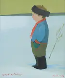 Pentti Koivikko, A boy, oil