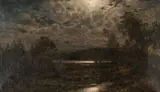Hjalmar Munsterhjelm, Moon light, oil