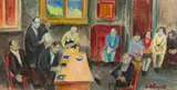 Arvi Mäenpää, Sananselitystä, oil on board