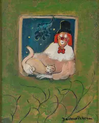 Jarkko Peltonen, Klovnin ikkuna, oil on board