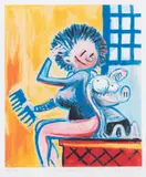 Jussi ”Juba” Tuomola, Untitled, serigraph on paper