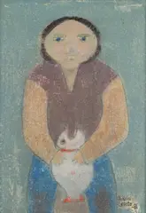 Kalastaja by Nikolai Lehto, oil, sold Aug 2026