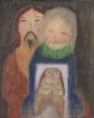 Family by Nikolai Lehto, oil, sold Aug 2026