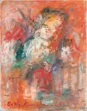 Eelis Knuutila, Värisinfonia, oil on canvas
