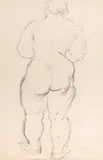 Yrjö Saarinen, Woman, drawing
