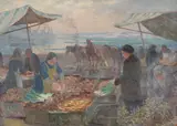 Santeri Salokivi, Market squere, oil