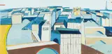 Lasse Marttinen, View from Paris, oil on panel