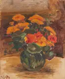 Venny Soldan-Brofeldt, Still life with flowers, oil
