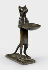 Chat maître d’hôtel by Diego Giacometti, 1961-1964, Bronze, sold Sep 2025