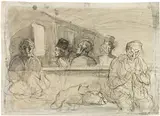 Honoré Daumier, Un wagon de troisième classe, Ca. 1855-1860