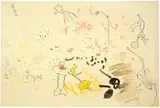 Joan Miró, Untitled, 1937, Indian ink and watercolour on strong wove paper