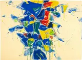 Sam Francis, Untitled, 1958, Watercolour on Arches wove paper with watermark