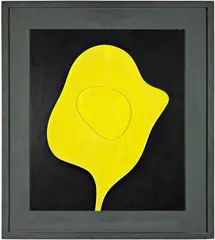 Hans Arp, Tête levant - Morgenland-Kopf, 1958, Relief (oil mounted on plywood)