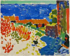 André Derain, Bord de mer à Collioure, 1905, Oil on canvas