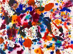 Dapple Dream by Sam Francis, 1973, Acrylic and oil on canvas, sold Sep 2025