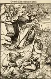 Lucas Cranach d.Ã., Die Passion Christi, 1509, Series of 14 woodcuts on laid paper with watermark "Ochsenkopf with T-Kreuz"